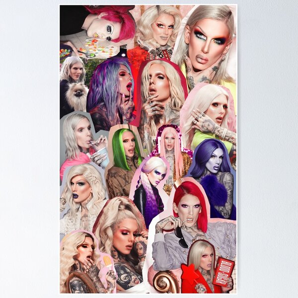 Jeffree Star with dog Diamond Art Board Print for Sale by kbeck15