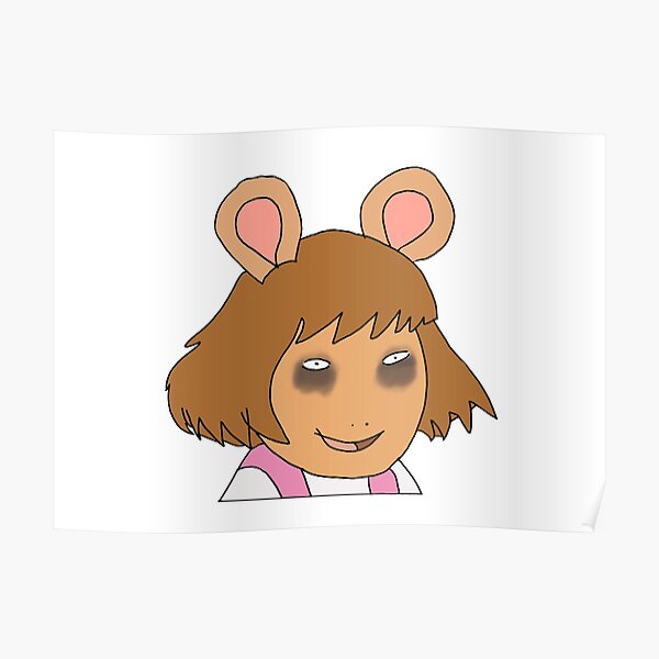 "DW Eye Bags Meme" Poster for Sale by madelynknight Redbubble