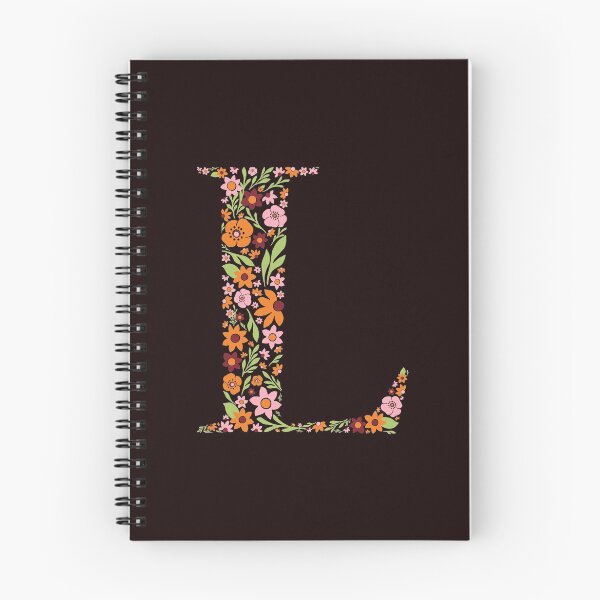 Item preview, Retro Floral Letter L designed and sold by zeljkica.