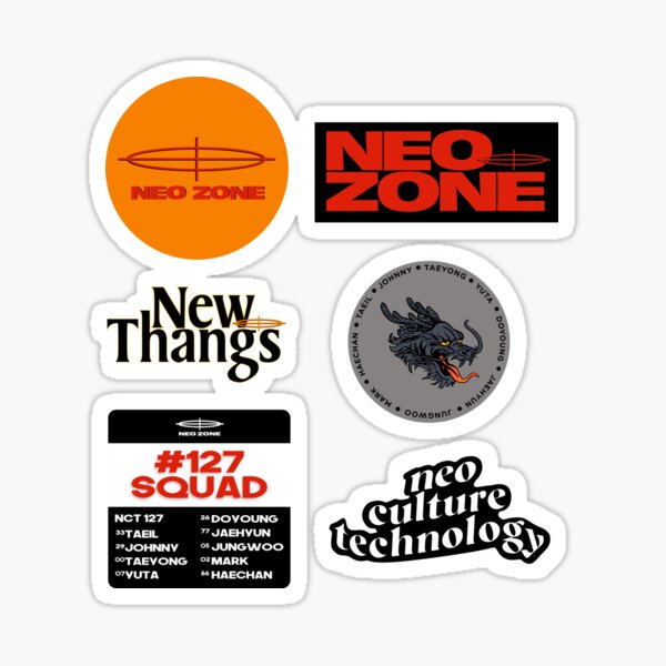 NCT 127 NEOZONE T VER - STICKER PACK Sticker
