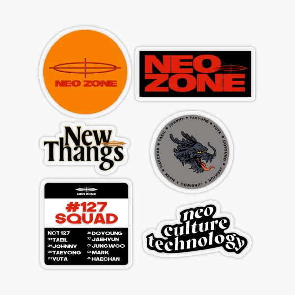 NCT 127 8ECRET INVITATION OFFICIAL MD DECO STICKER SET