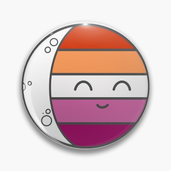 moon lesbian Pin