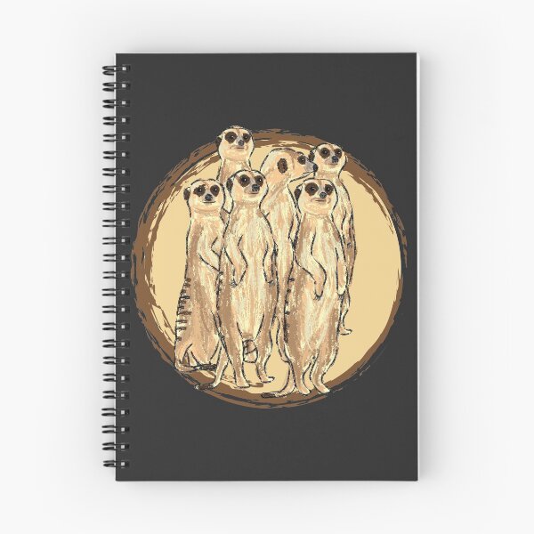 Item preview, Cute Artwork of a Mob of Alert Meerkats II designed and sold by JD's Shop.