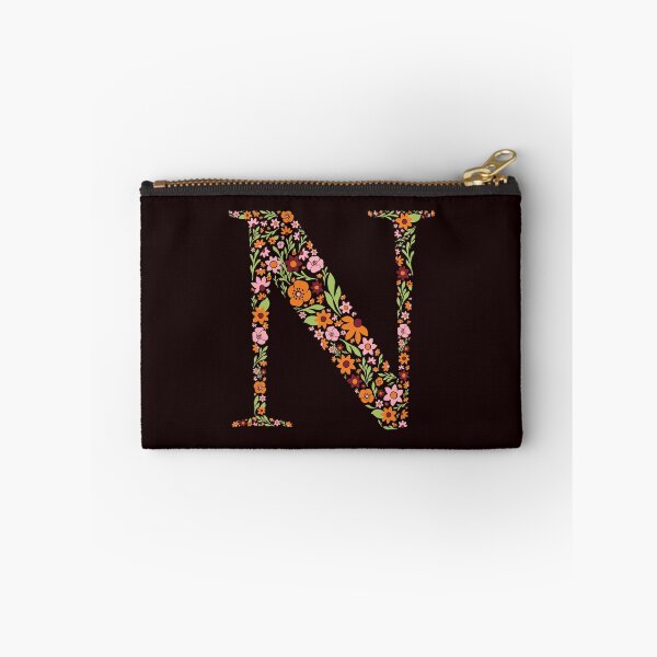 Artikelvorschau, Retro Blumenbuchstabe N. entworfen und verkauft von zeljkica.