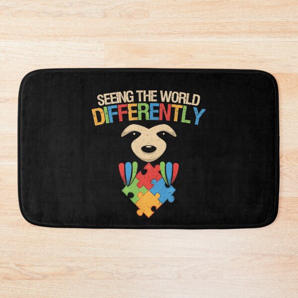 Item preview, Seeing The World Differently Autism Awareness Sloth designed and sold by MerchK1ng.