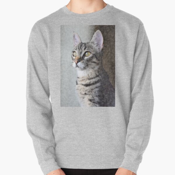 Stately Cat Pullover Sweatshirt