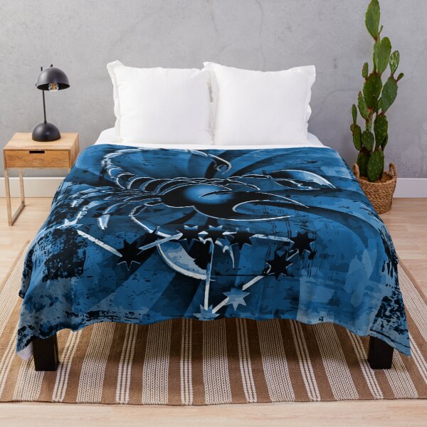 Item preview, Zodiac sign Scorpio in blue designed and sold by harietteh.