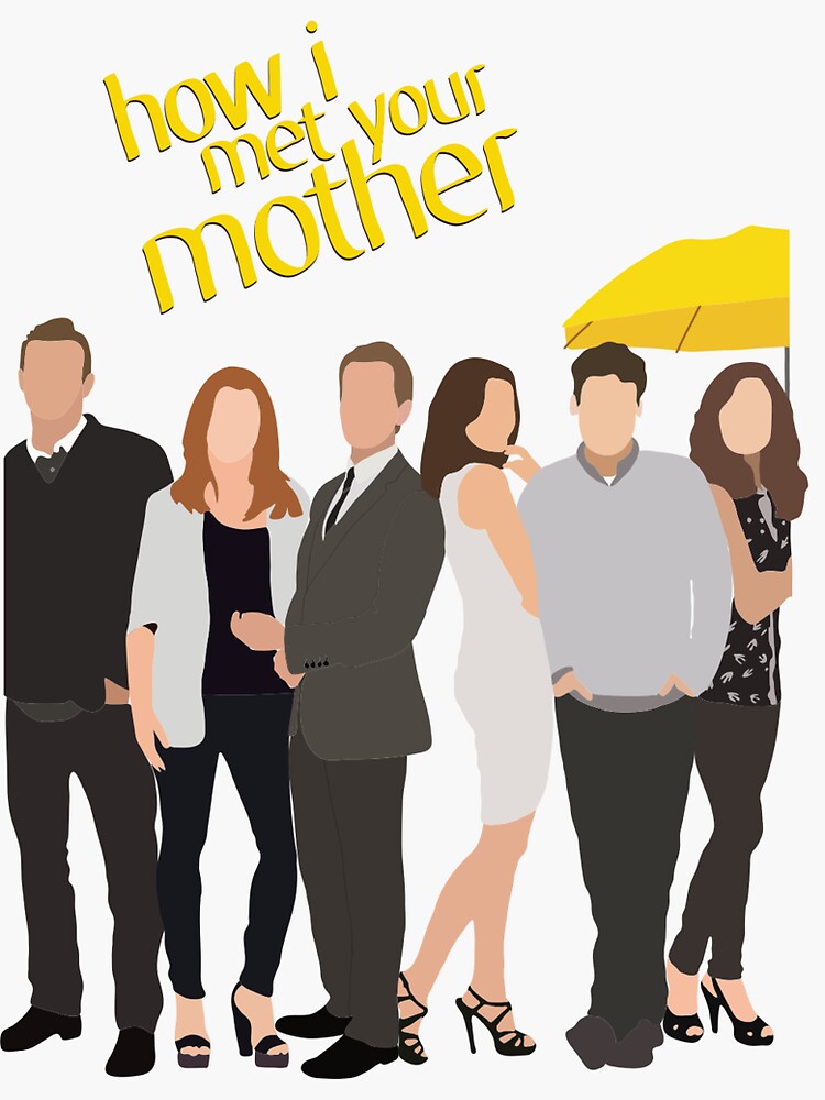 "How I met your mother sticker" Sticker by sophann4 | Redbubble