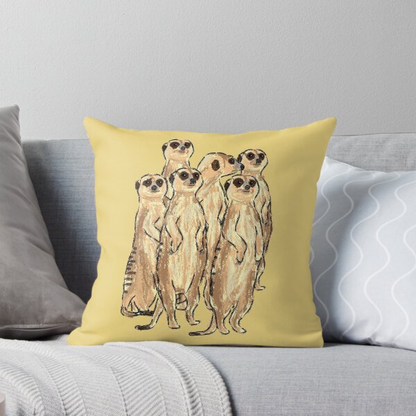 Item preview, Cute Artwork of a Mob of Alert Meerkats I designed and sold by JD's Shop.