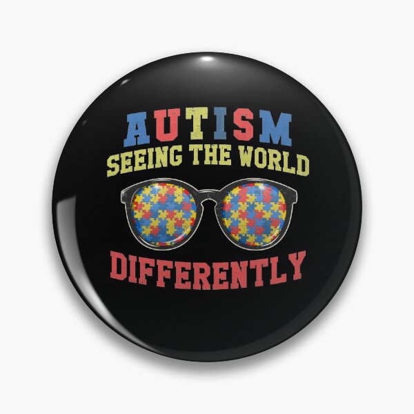 Item preview, Seeing The World Differently Autism Awareness Sunglasses designed and sold by MerchK1ng.