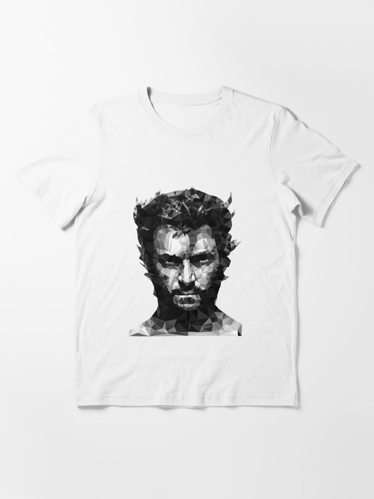 Vista alternativa de Camiseta esencial Logan Lowpoly BN