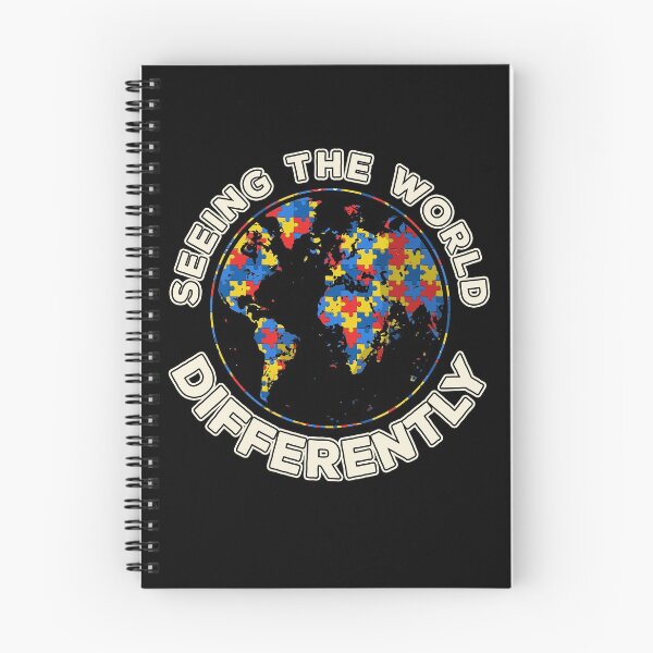 Item preview, Seeing The World Differently Autism Awareness Planet designed and sold by MerchK1ng.