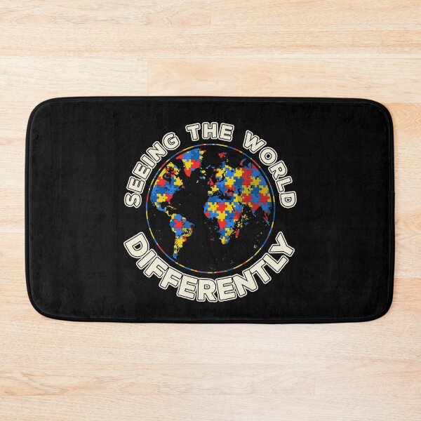 Item preview, Seeing The World Differently Autism Awareness Planet designed and sold by MerchK1ng.