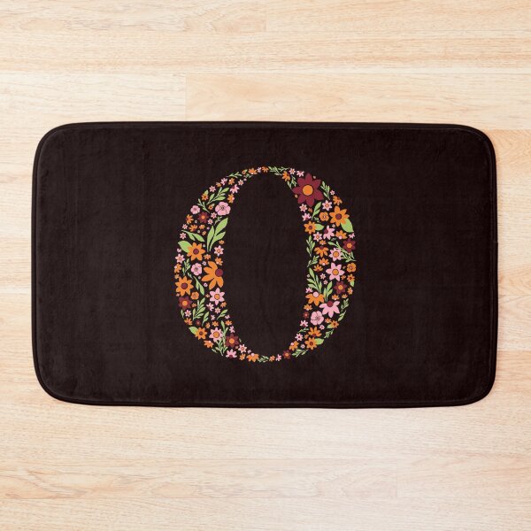 Item preview, Retro Floral Letter O designed and sold by zeljkica.