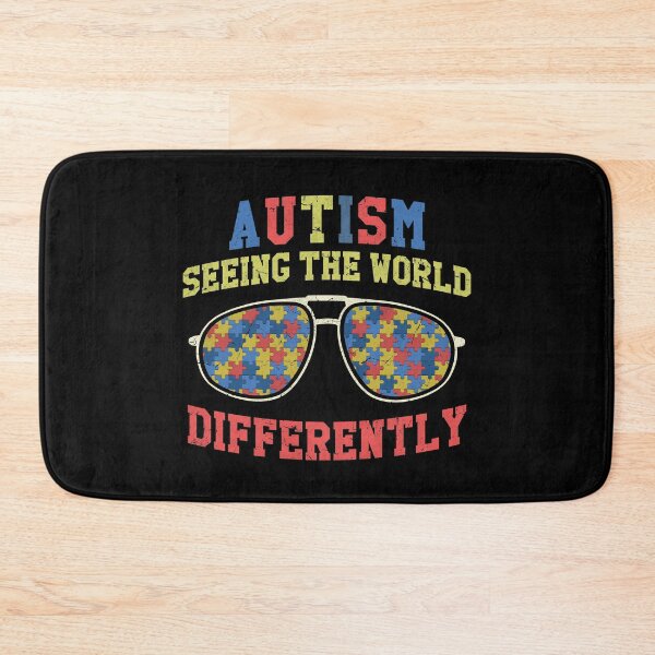 Item preview, Seeing The World Differently Autism Awareness Sunglasses designed and sold by MerchK1ng.
