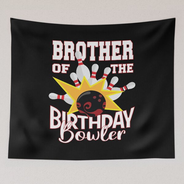 Item preview, Brother Of The Birthday Bowler Kid Bowling Party graphic designed and sold by Grabitees.