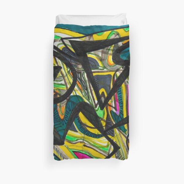 Multicoloured abstract design Duvet Cover