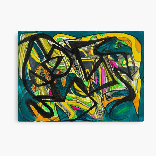 Multicoloured abstract design Canvas Print