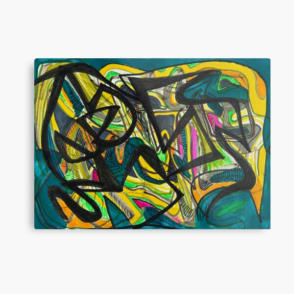 Multicoloured abstract design Metal Print