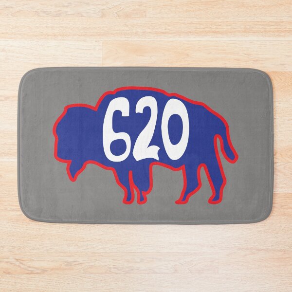 Item preview, Hand Drawn Kansas Buffalo 620 Crimson Red Blue designed and sold by itsrturn.