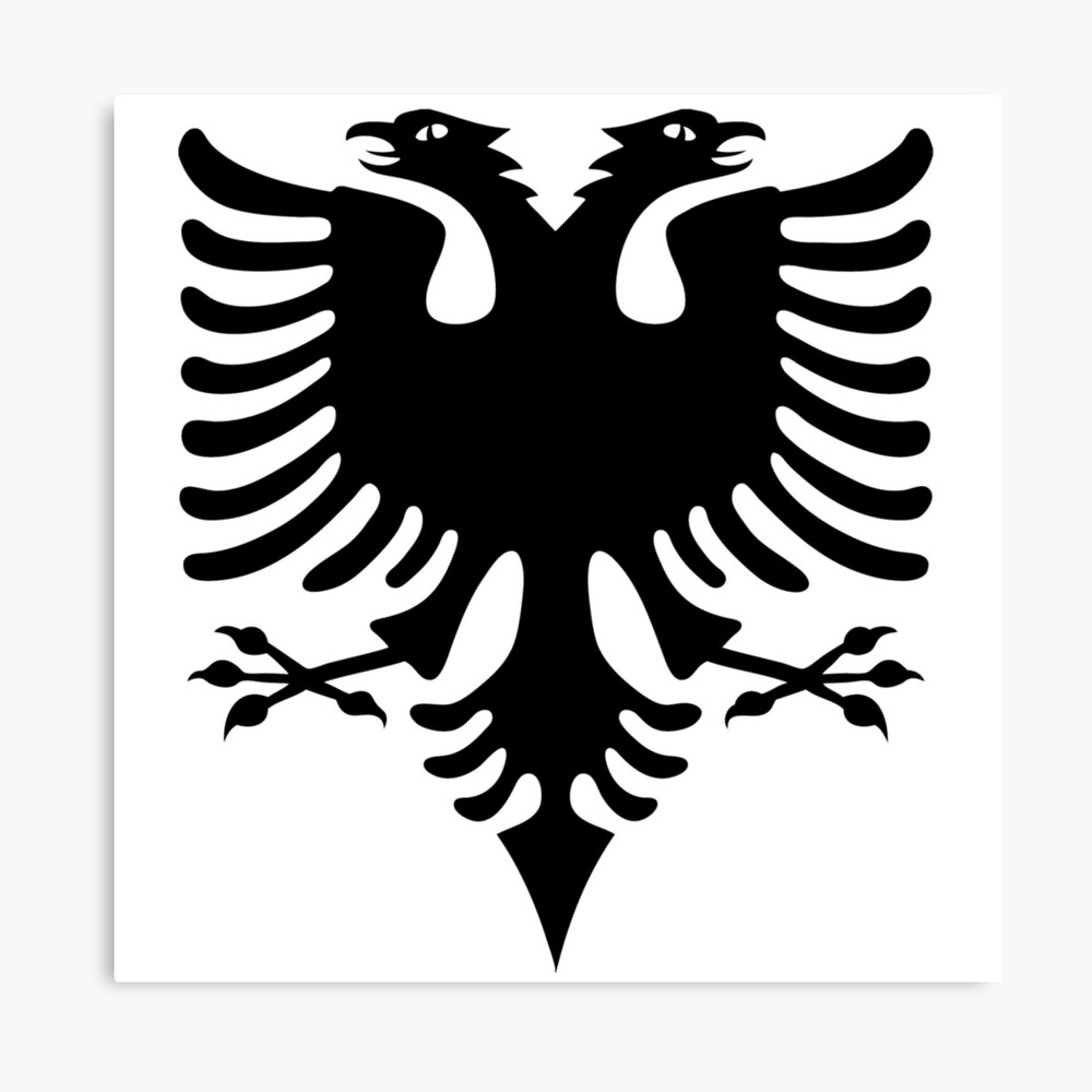 Postkarte for Sale mit Albania Adler 2 Köpfe von huggymauve | Redbubble