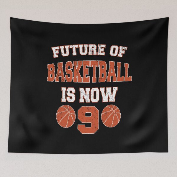 Item preview, Future Of Basketball Is Now 9 - Kids 9th Birthday Baller design designed and sold by Grabitees.