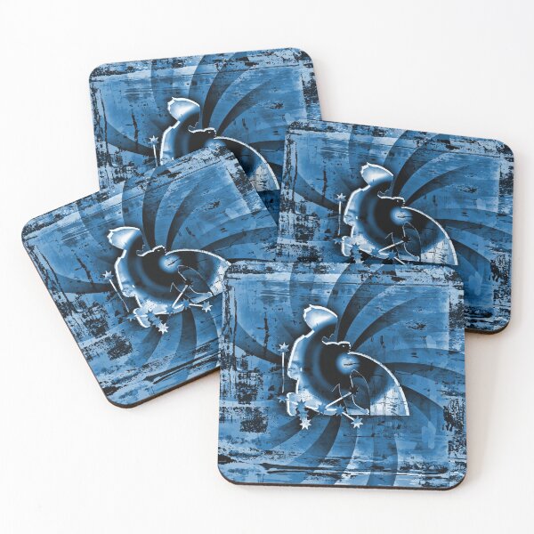 Item preview, Zodiac sign Aquarius in blue designed and sold by harietteh.