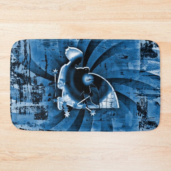 Item preview, Zodiac sign Aquarius in blue designed and sold by harietteh.