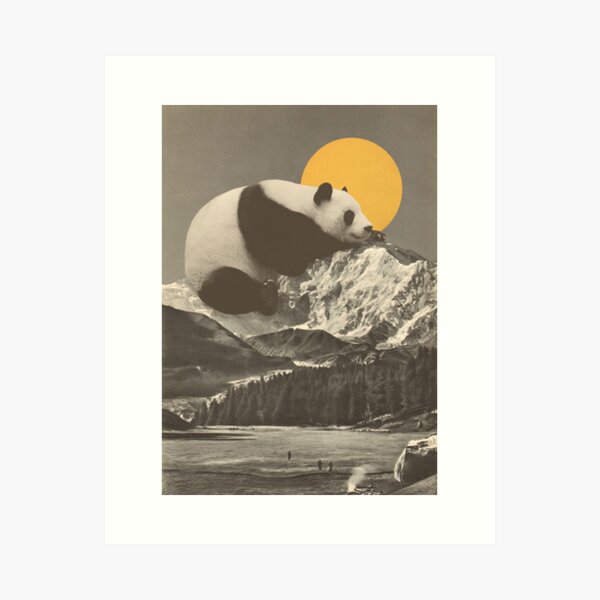 Item preview, Panda's Nap on Mountains designed and sold by Florent Bodart.
