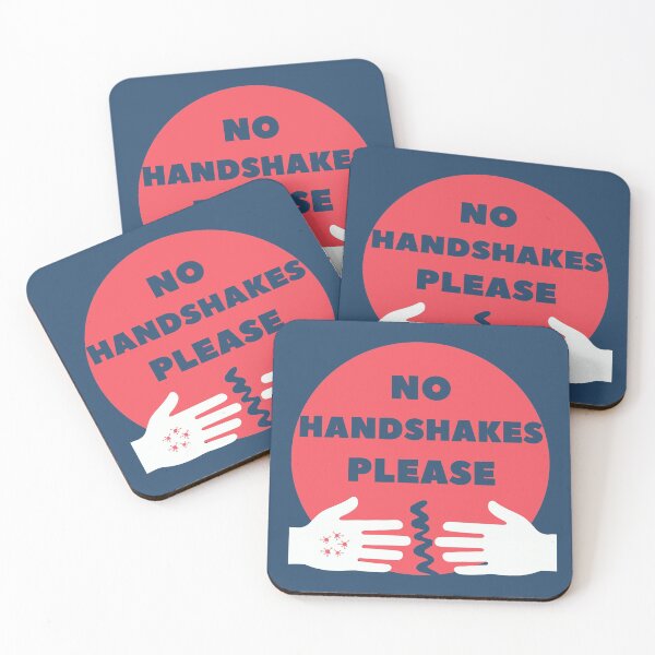Item preview, NO HANDSHAKES PLEASE designed and sold by AliAhmed1005.