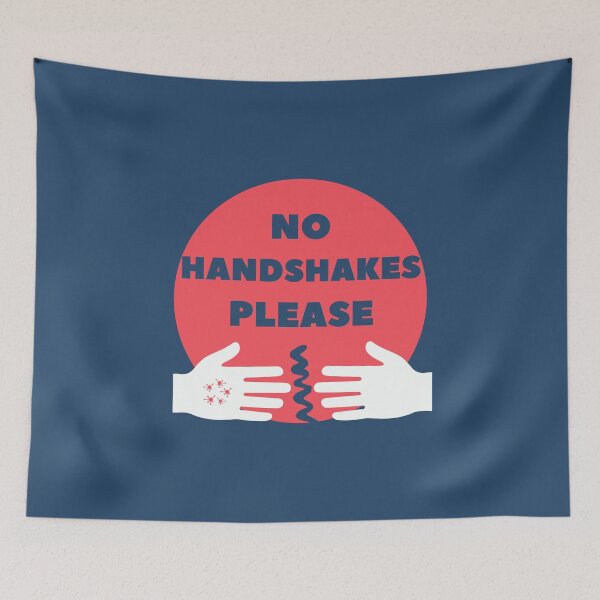 Item preview, NO HANDSHAKES PLEASE designed and sold by AliAhmed1005.