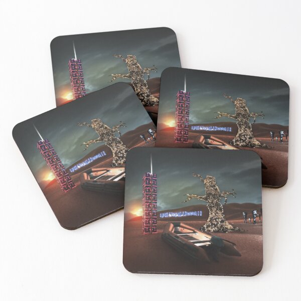 Item preview, barren mechanized desert designed and sold by coolArtGermany.