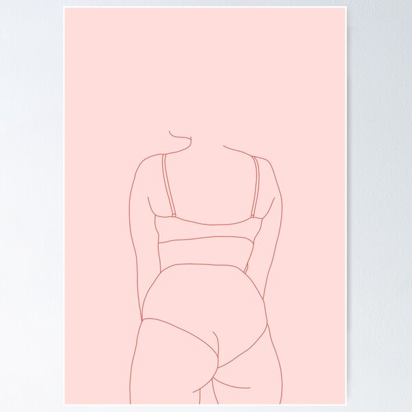 Aperçu de l'œuvre Illustration de la figure - Elisha Pink créée et vendue par TheColourStudy.