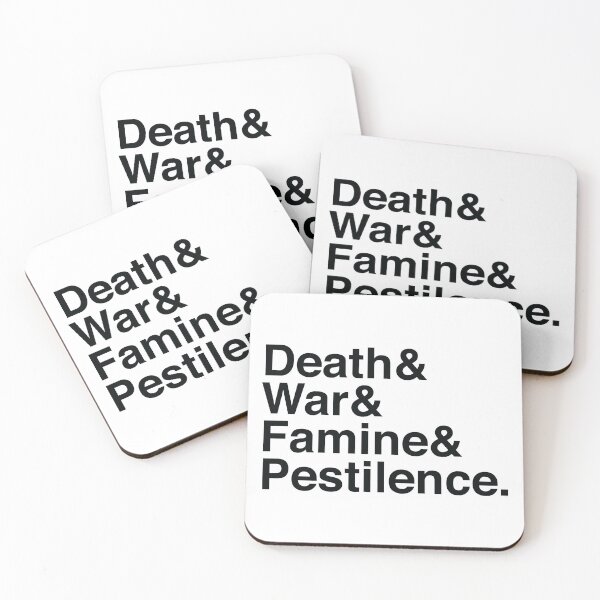 Item preview, The Four Horsemen - Helvetica designed and sold by CloakAndDaggers.