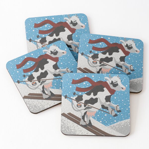 Item preview, Skiing Cow designed and sold by Laura Bonazza.