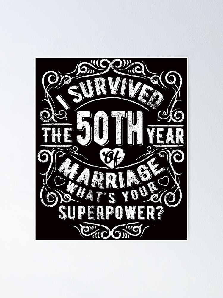 50th Wedding Anniversary Gifts for Parents, 50th Anniversary Decoratio –  Crossroads Home Decor