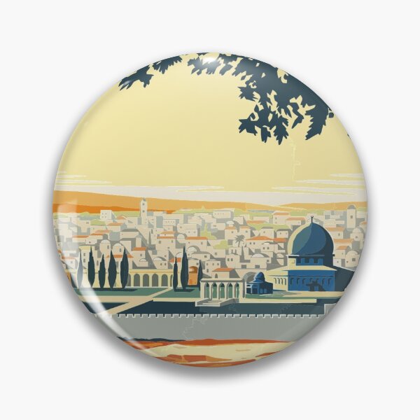 Item preview, Vintage Travel Poster Visit Palestine designed and sold by G-Design.
