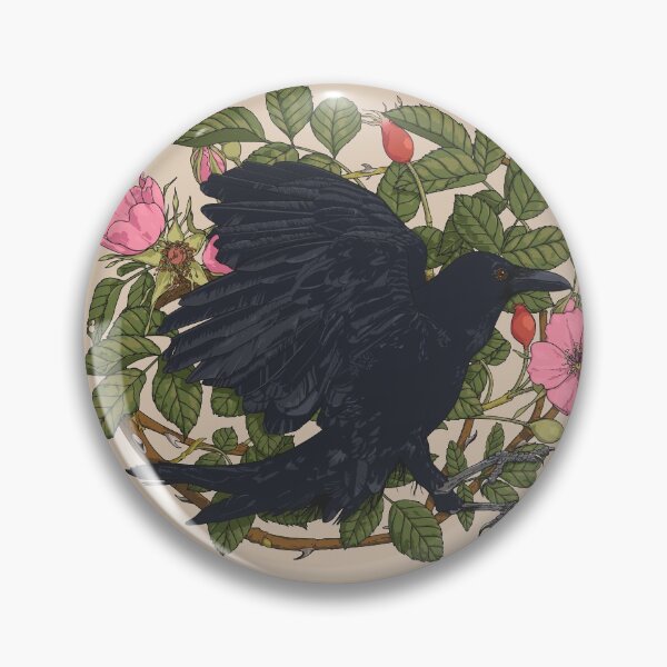Item preview, Raven and roses designed and sold by Feroniae.