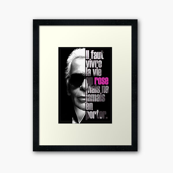 La Vie en Rose KL Gerahmter Kunstdruck