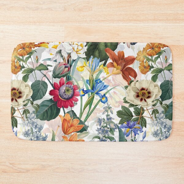 Item preview, Vintage Exotic Flower Botanical Garden  -double Nightgarden designed and sold by UtArt.