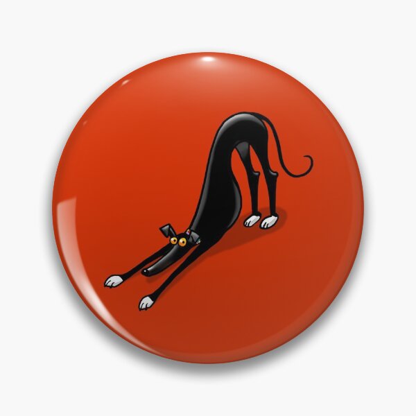 Item preview, Bowdown Hound: pin button badge designed and sold by RichSkipworth.