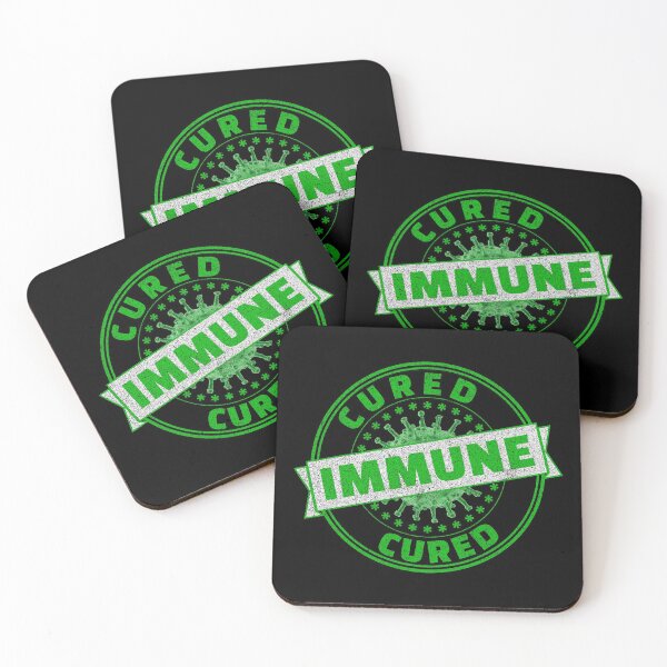 Item preview, Cured - I am immune designed and sold by NerdySherds.