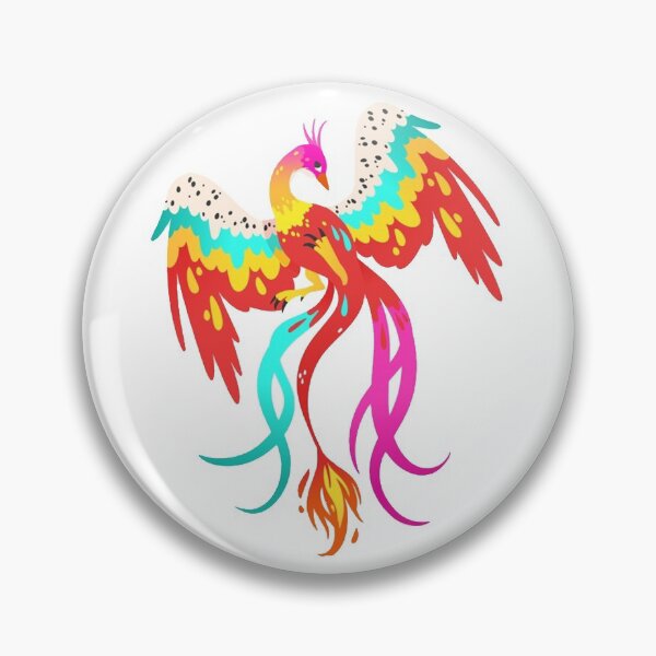 Item preview, Phoenix color illustration design t-shirt designed and sold by Teeven.