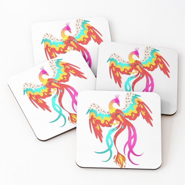 Item preview, Phoenix color illustration design t-shirt designed and sold by Teeven.
