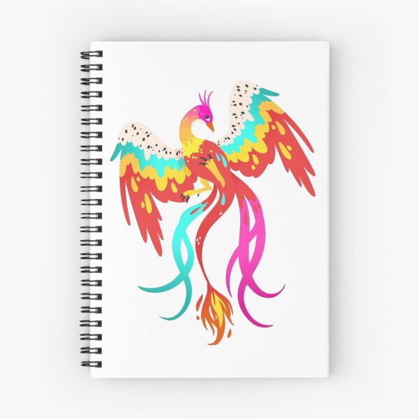Item preview, Phoenix color illustration design t-shirt designed and sold by Teeven.