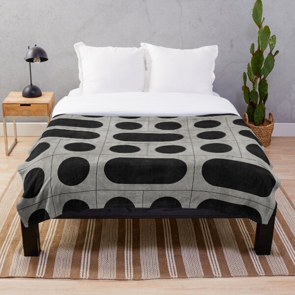 Item preview, Mid-Century Modern Pattern No.15 - Black and Grey Concrete designed and sold by Zoltan Ratko.