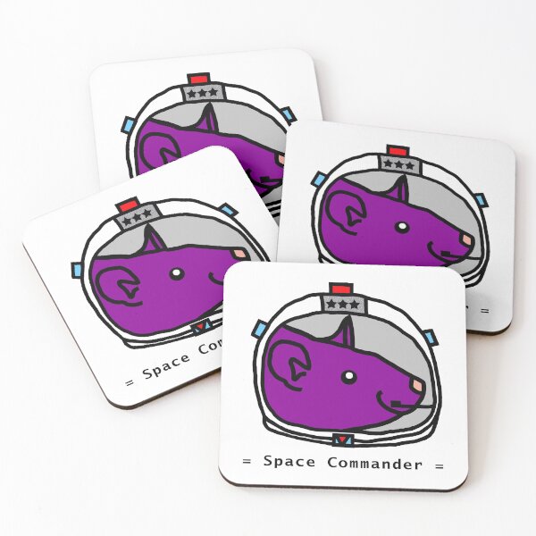 Item preview, Space Commander Purple Rat Portrait designed and sold by ellenhenry.