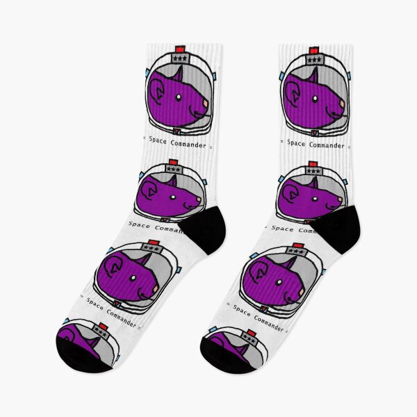 Item preview, Space Commander Purple Rat Portrait designed and sold by ellenhenry.