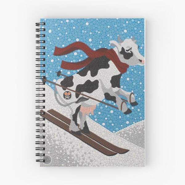 Item preview, Skiing Cow designed and sold by Laura Bonazza.