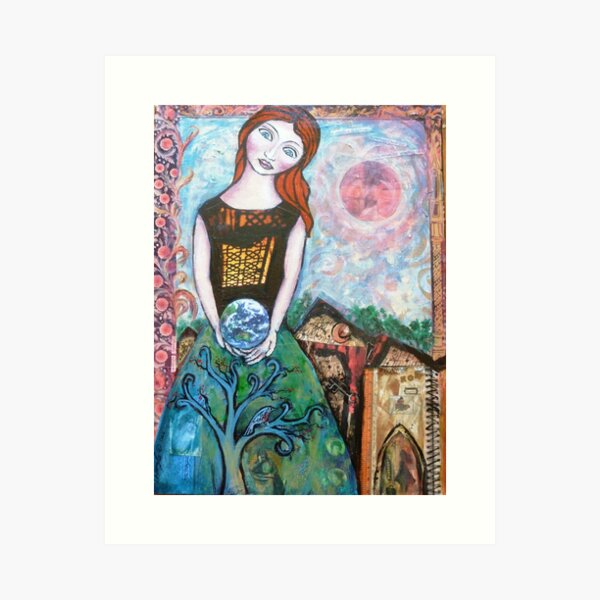 The world Unfolding... Art Print
